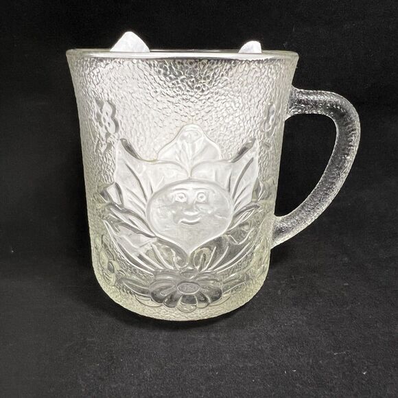 Vintage Clear Cabbage Patch Kids Mug 1984 Glass OAA - Picture 9 of 11